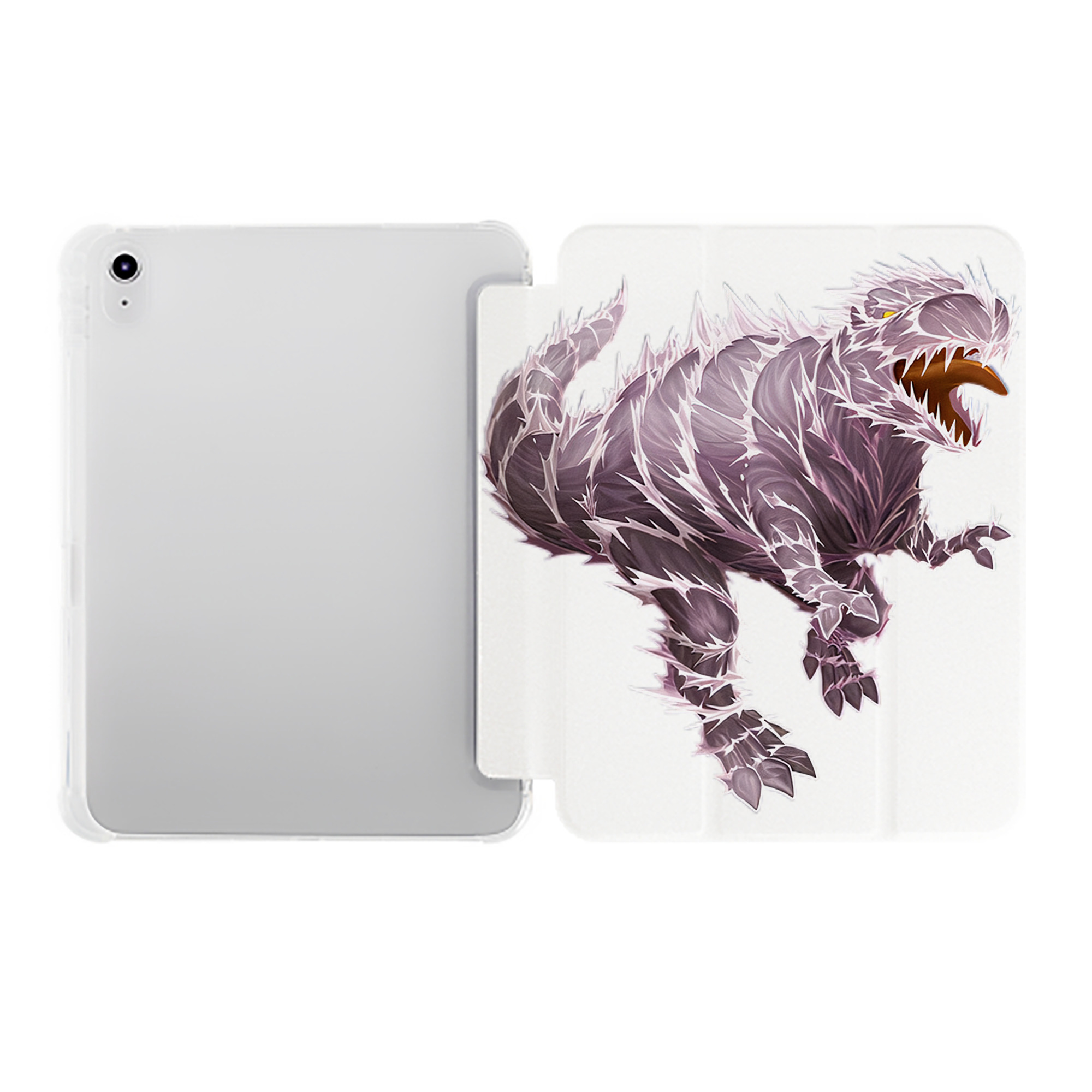 （画像用） 遊☆戯☆王 Yu-Gi-Oh! IPad ケース ペン収納付き 三つ折りスタンド PUレザー×シリコン 対応機種9.5/10.5/10.9インチ